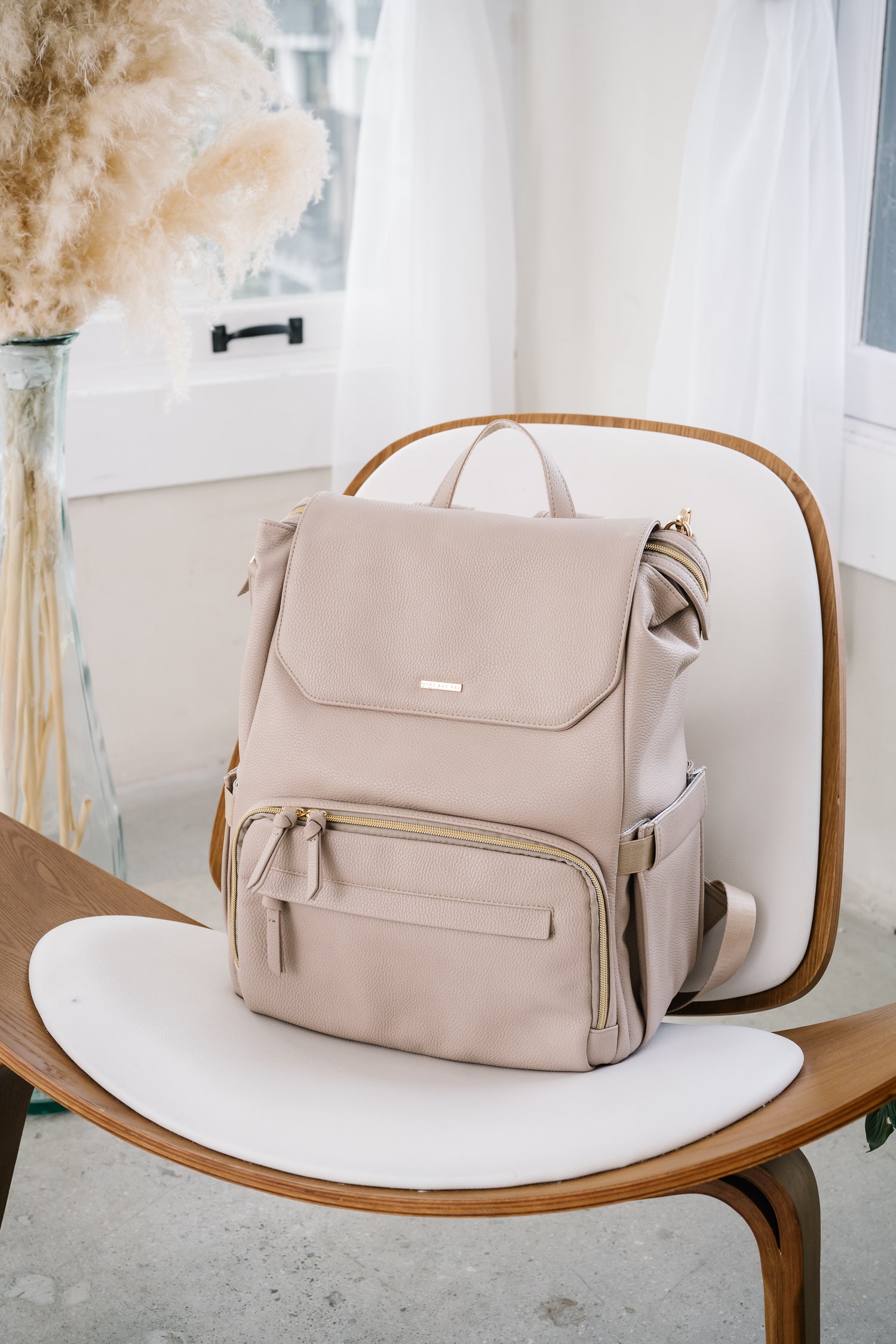 Mimi and Pal Radley Breast Pump Backpack Stone